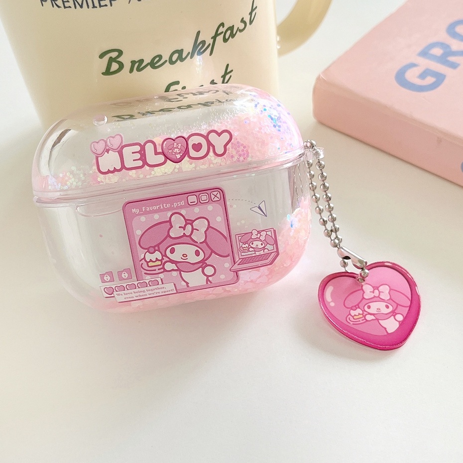 Ốp Bảo Vệ Hộp Đựng Tai Nghe AirPods 1 2 3 Hình Melody Xinh Xắn