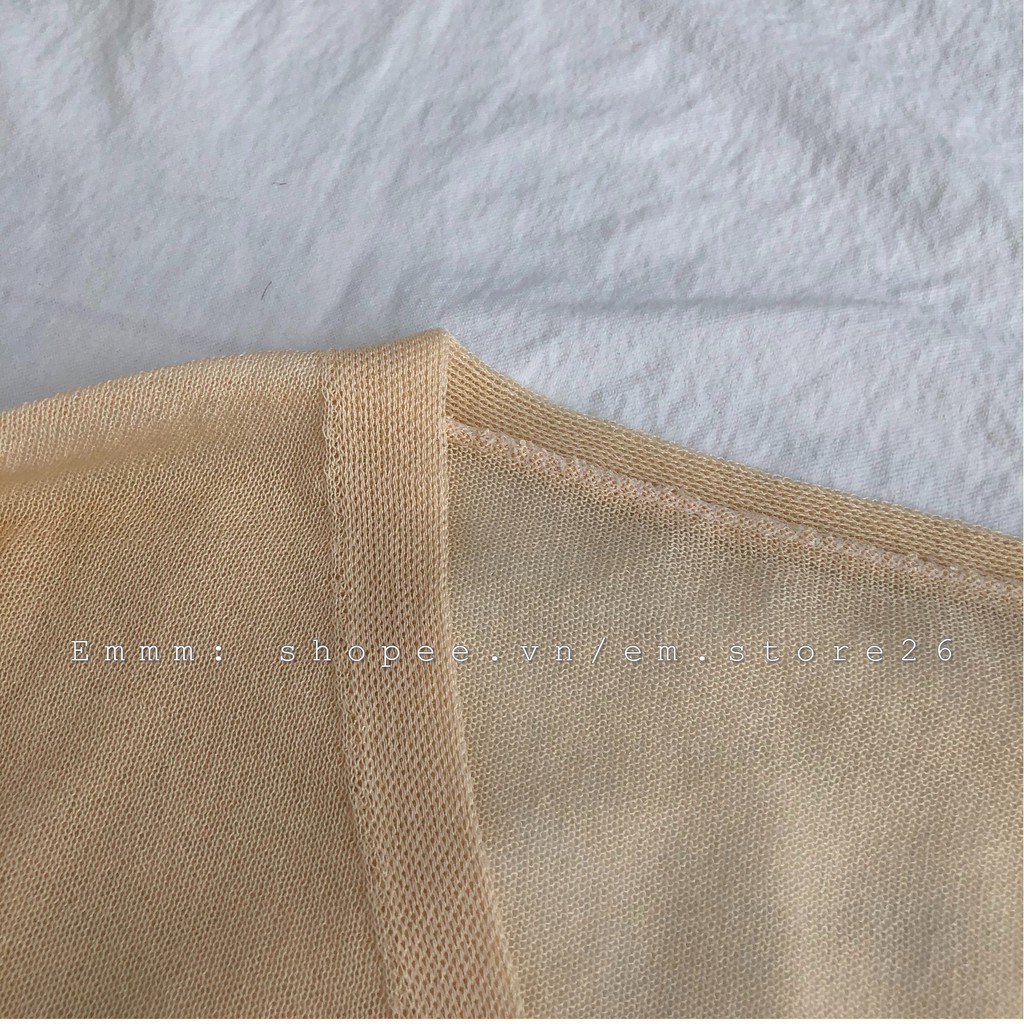 Áo cardigan len mỏng nút hoa hàng Quảng Châu Freesize | BigBuy360 - bigbuy360.vn