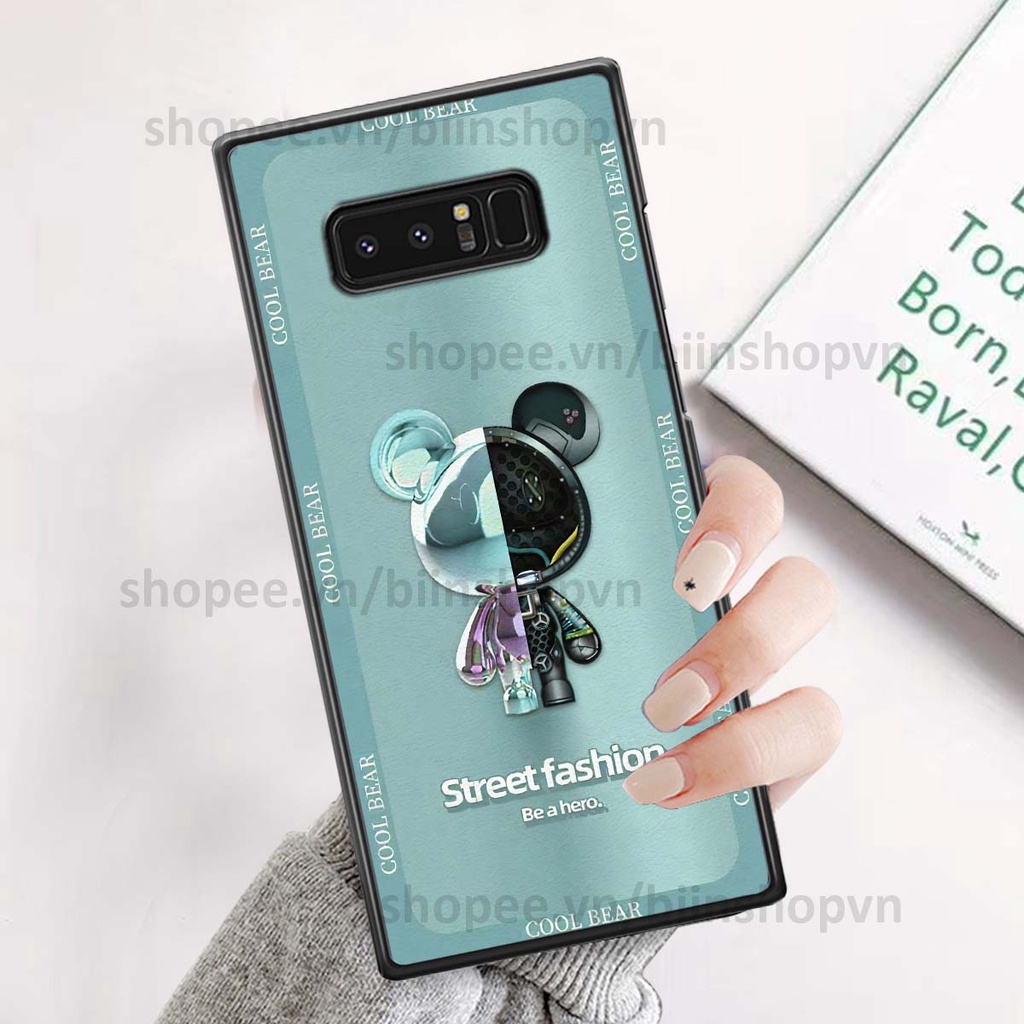 Ốp Samsung Note 8 hình gấu bear brick đẹp độc lạ, thời trang, cá tính