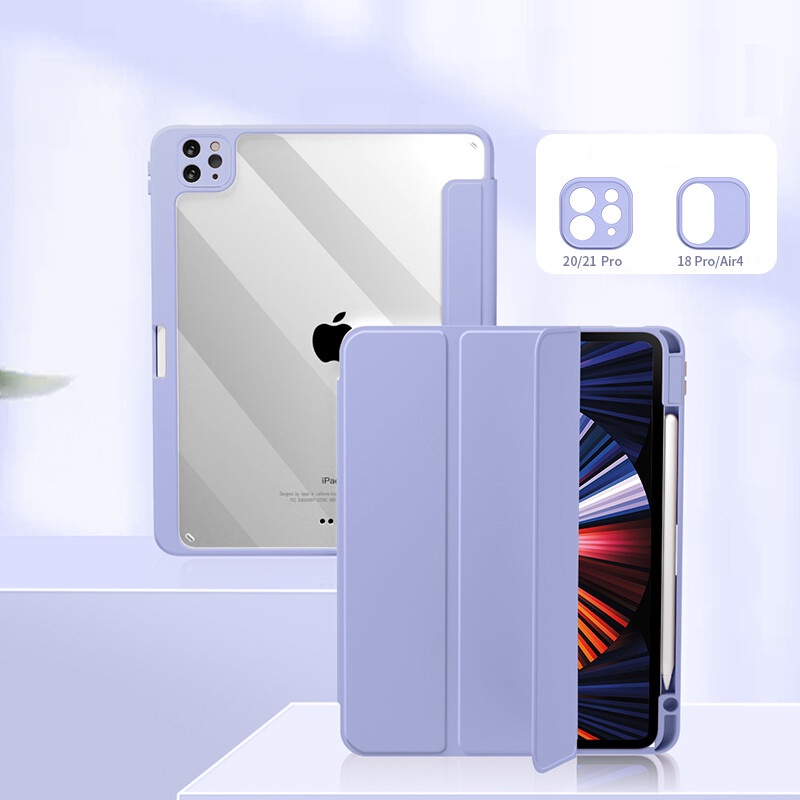 Bao Da Máy Tính Bảng Nắp Gập Từ Tính Có Ngăn Đựng Bút Cho iPad Air 5 2022 Pro 11 12.9 Air 3 2 1 10.2 9th 8th 7th Mini 6