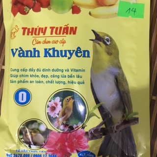 Cám chim vành khuyên thuý tuấn số 0 thay lông gột mộc