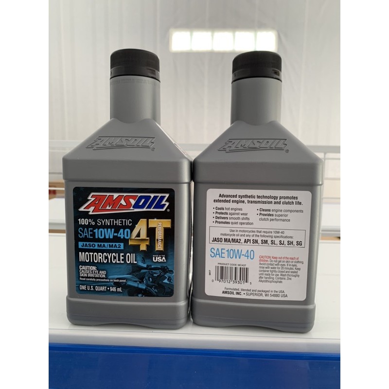 Nhớt Amsoil Motocycle 10w40 4T