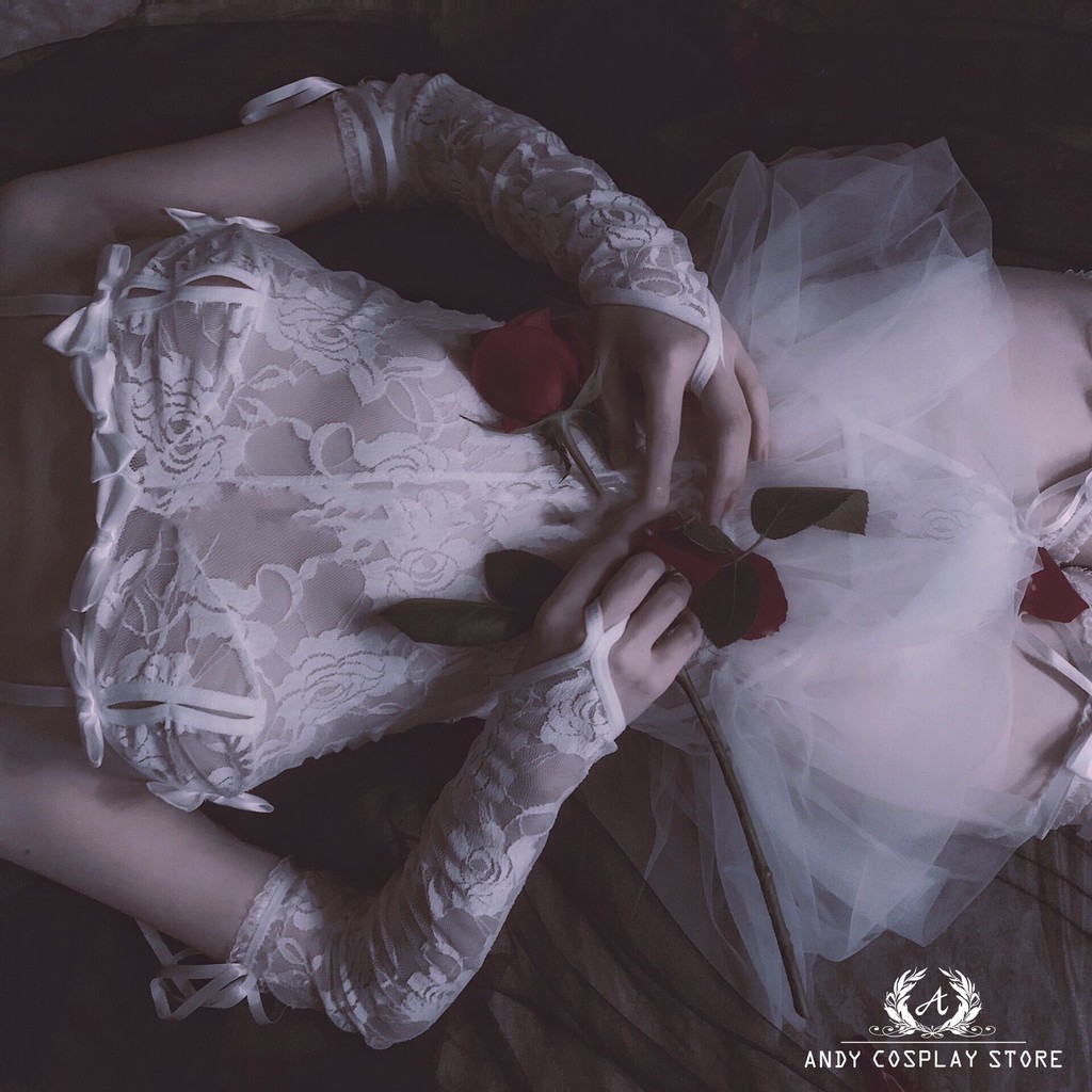 [CÓ SẴN] Set bra underwear white bride - sexy cute 40 | BigBuy360 - bigbuy360.vn