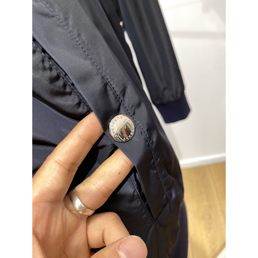 Áo khoác nam da thật cao cấp Burberry BBR nam tính và trẻ trung