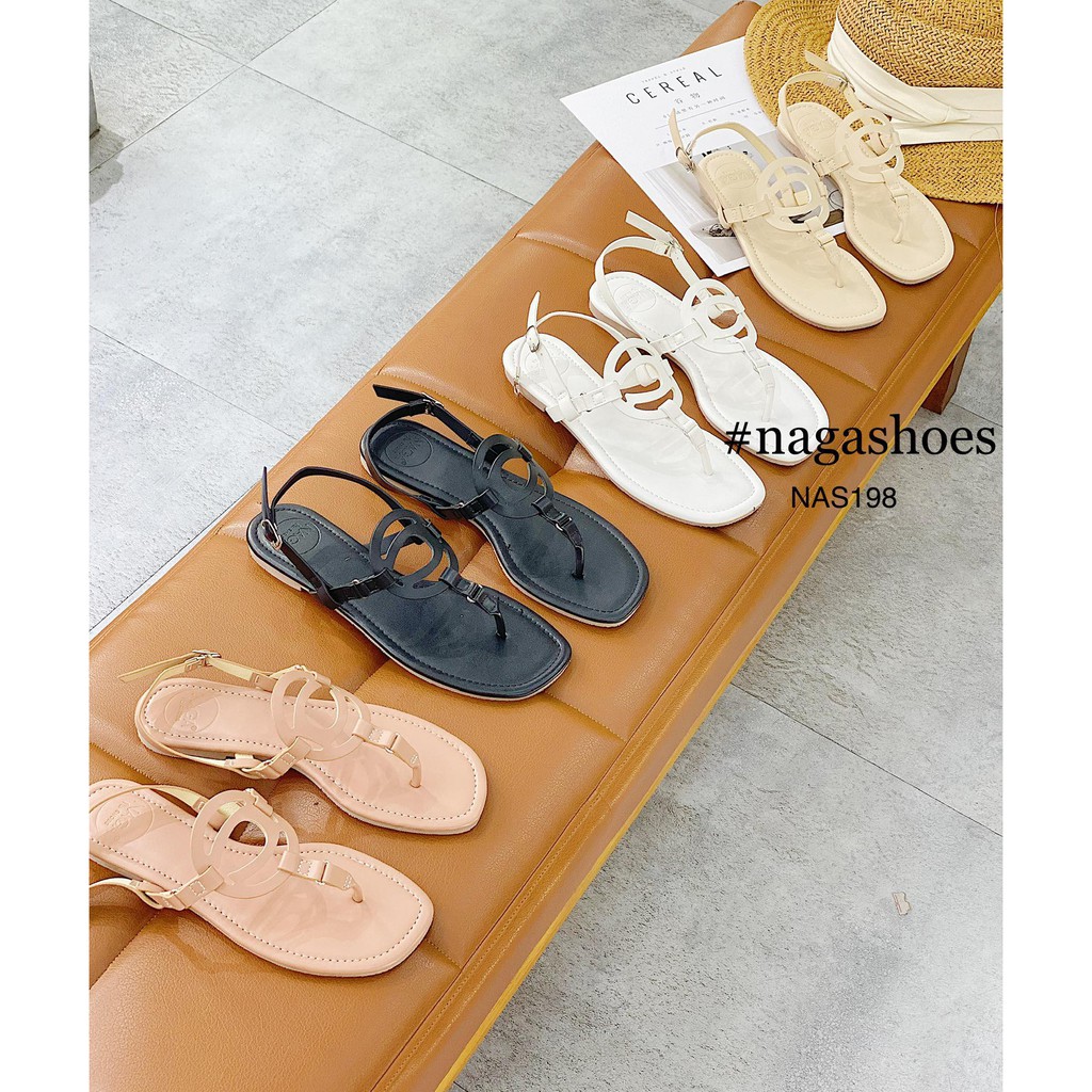 [Mã SKAMFS185M giảm 10% đơn 100K] SANDAL QUAI KẸP KHÓA VÒNG NAS198