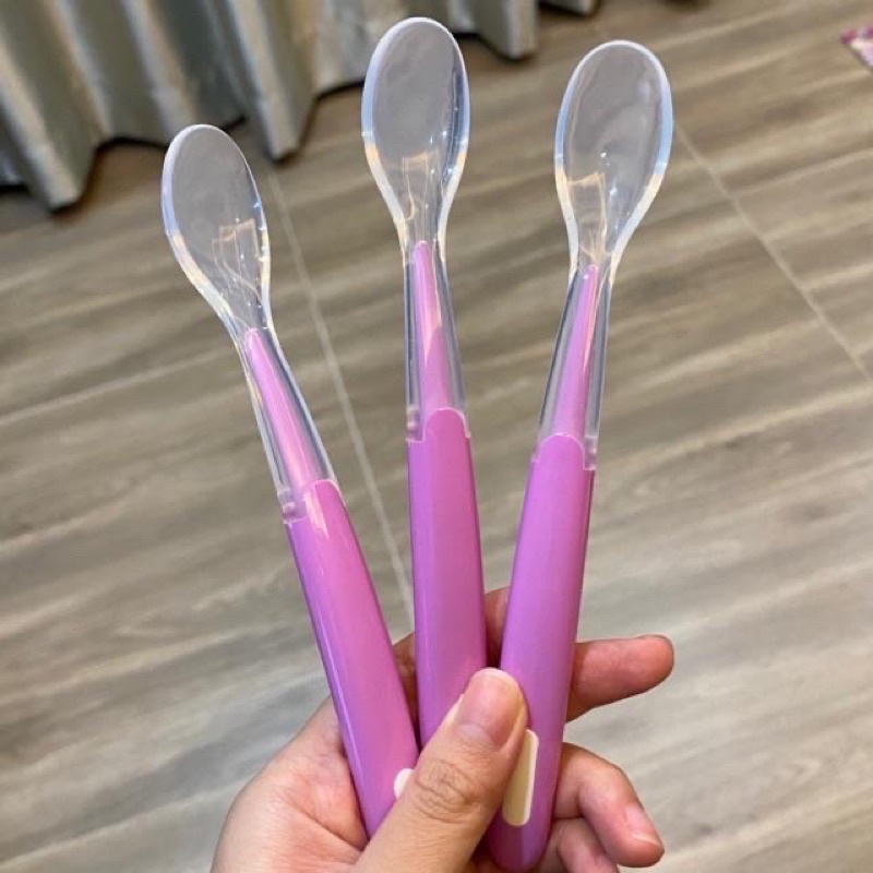[HCM - SIÊU RẺ] Thìa Báo Nóng Ăn Dặm Cho Bé