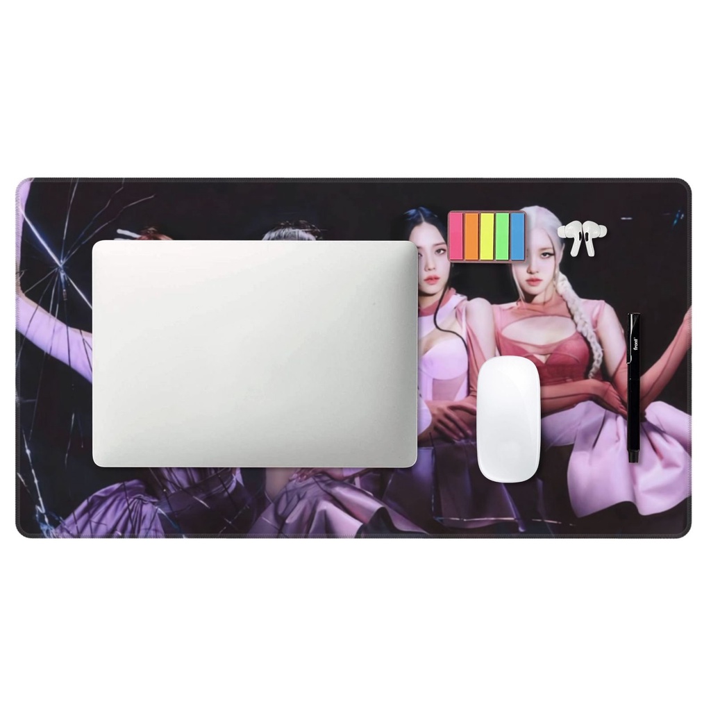 Miếng Lót Chuột Cao Su Chống Trượt In Hình BLACKPINK 40x75cm