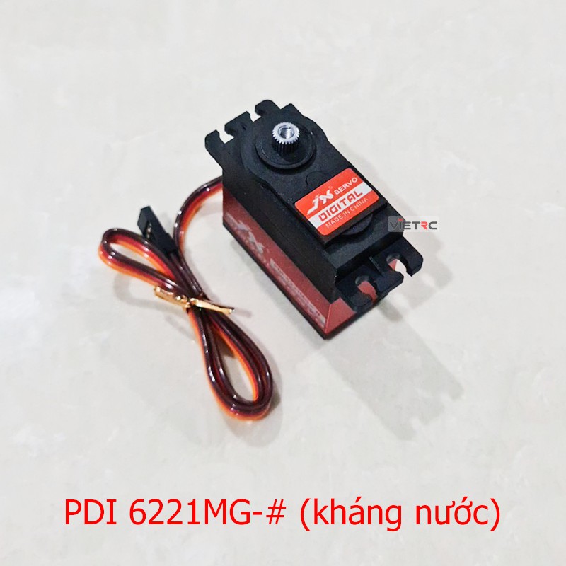 Servo JX PDI-6221MG (Metal Gear) bản thường và kháng nước