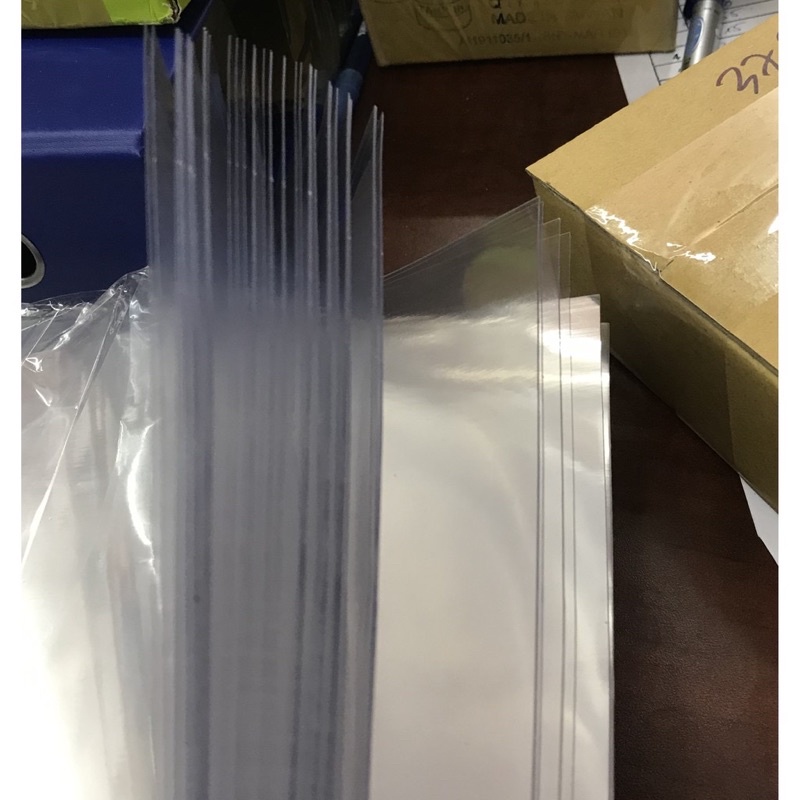 100 Tờ Bìa Kiếng Mica A4 1.5mm Trong Chịu Nhiệt Đóng Tài Liệu Siêu Dày - Bìa Kiếng A4 Bao Tập Dày 1.5zem