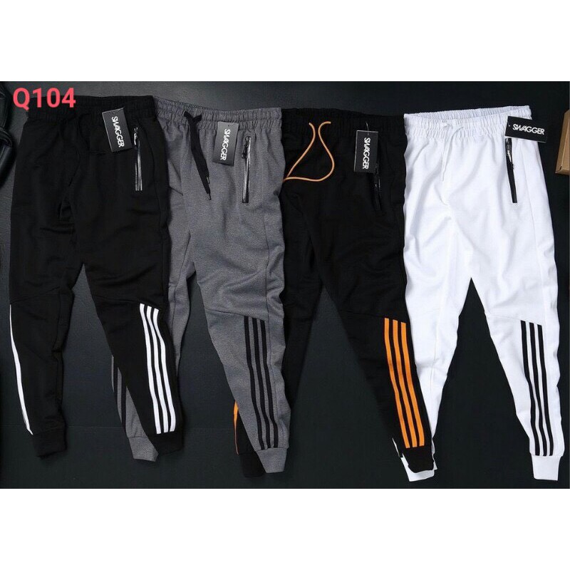 <FREE SHIP> Quần jogger thể thao nam vải thun nỉ dây kéo túi, co giãn, mềm mịn y ảnh