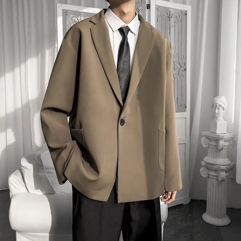 Bộ Đồ Vest Dáng Rộng Kiểu Hàn Quốc Thiết Kế Lịch Lãm Cho Nam