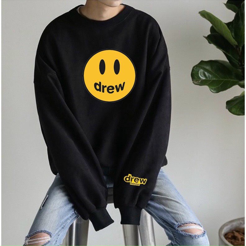 Áo Sweater Nỉ Nam Nữ From Rộng Unisex Chất Nỉ Cotton Bao Dày Không Đổ Lông In Ép Hình Chuẩn Không Bong Tróc