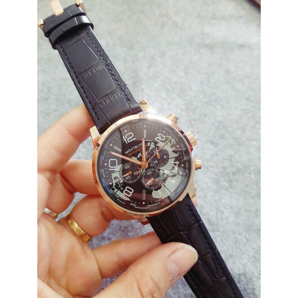 Đồng hồ nam Mont Blanc dây da size 42mm