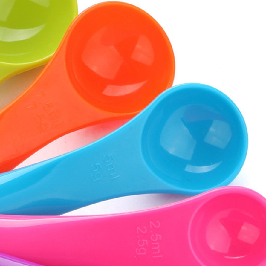 Set 5 Muỗng Đo Lường Nhiều Màu Sắc