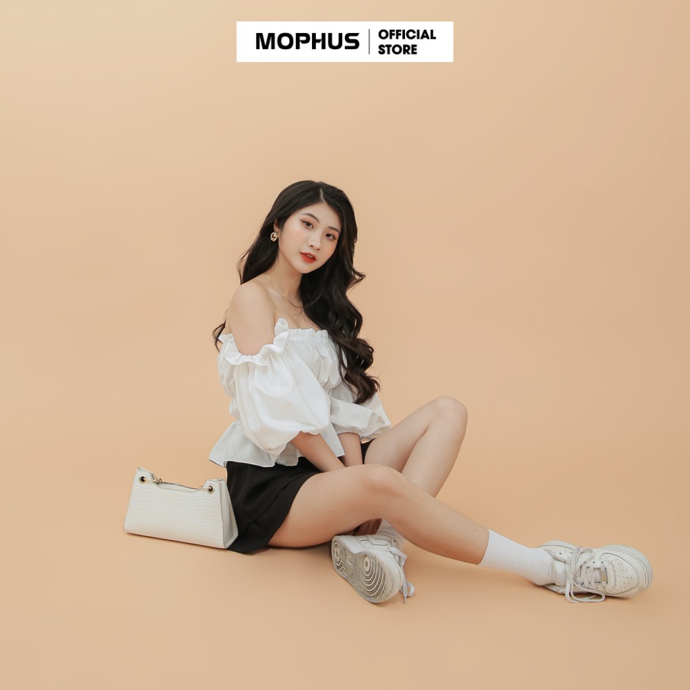 Áo croptop cổ vuông, áo croptop nữ tay bồng sexy bánh bèo Mophus MA006 | BigBuy360 - bigbuy360.vn