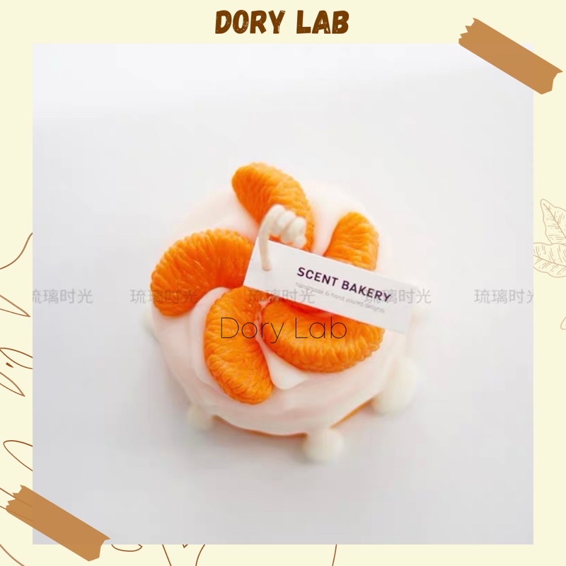 Nến Thơm Bánh Trái Cây Phủ Kem Handmade, Quà Tặng, Phụ Kiện Decor - Dory Lab