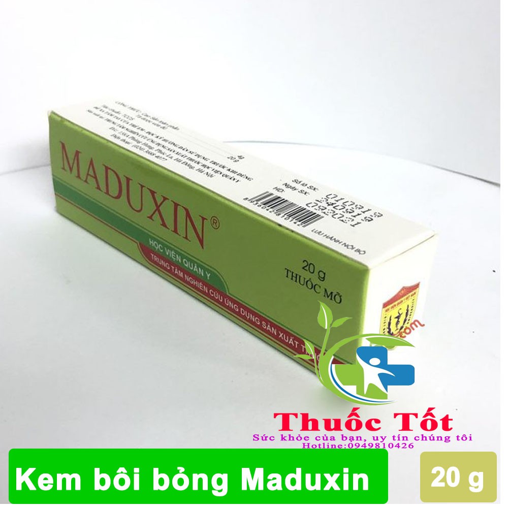 ComBo 10 hộp Kem bôi liền da Maduxin Học viện Quân Y