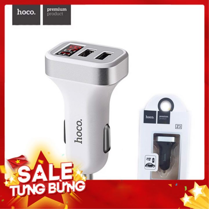 &lt;P&gt; CHÍNH HÃNG - SẠC NHANH ] Củ sạc ô tô Hoco Z3 BH 1 năm 1 đổi 1