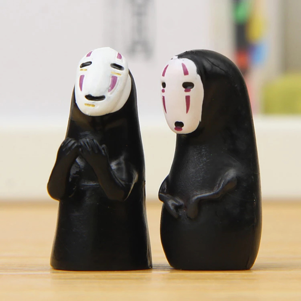 Set 4 Mô Hình Đồ Chơi Nhân Vật Vô Diện Trong Spirited Away