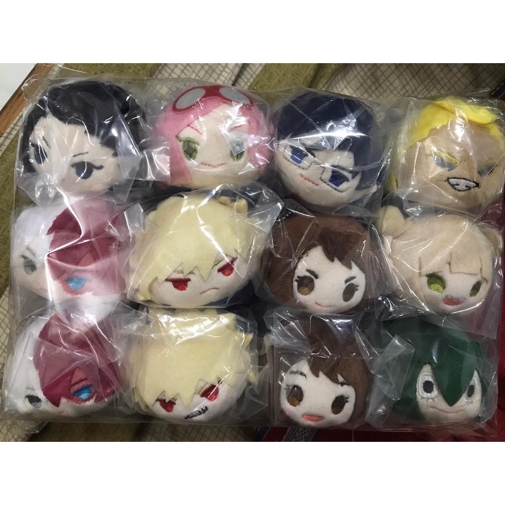 Thú bông mochi / noru 5cm, 8cm của My Hero Academia - Không kèm hộp giấy
