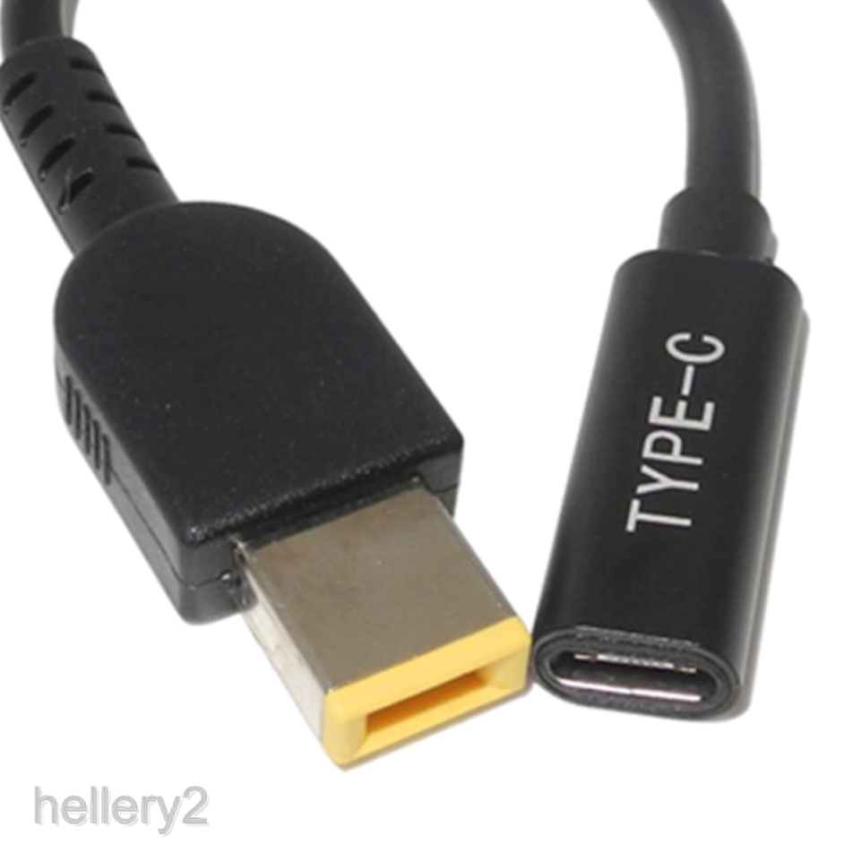 Dây Cáp Sạc USB Loại C Đầu Cái Sang Đầu Cái Vuông Dành Cho Laptop Lenovo 2