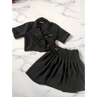 set vest 2 màu đen trắng