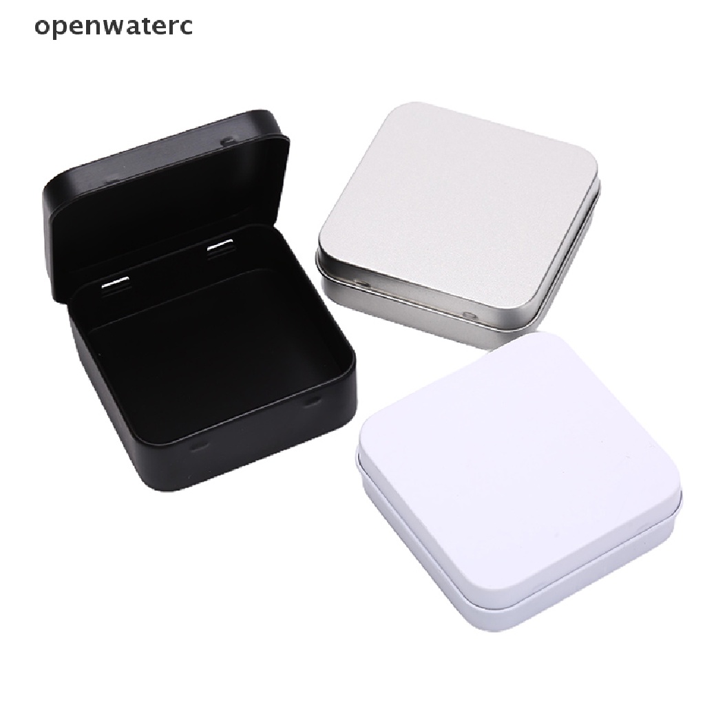 Hộp Thiếc Mini Hình Vuông Đựng Trang Sức / Đồng Xu Tiện Dụng
