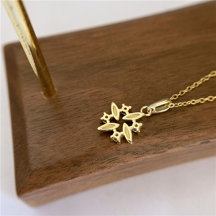 Dây Chuyền Cách Điệu Cối Xay Gió Gắn Đá Trắng Lộng Lẫy B2663 Bảo Ngọc Jewelry
