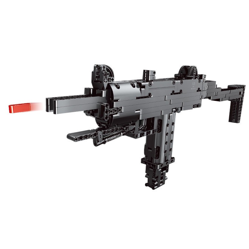 [Có sẵn] Lắp ráp xếp hình Lego MouldKing 14006 : Mô hình MINI UZI 796 mảnh