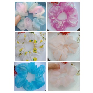 Dây cột tóc vải scrunchies buộc tóc loại đẹp hot trend (B3)