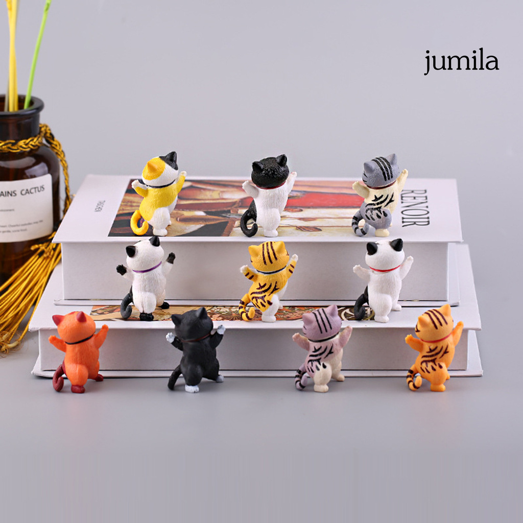 Set 10 Đồ trang trí Mèo Con Trang Trí Bánh Xinh Xắn