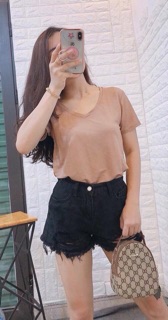 {GIÁ SỈ SLL} -ÁO A12 COTTON GIẤY CỔ TIM HOT HIT 2019