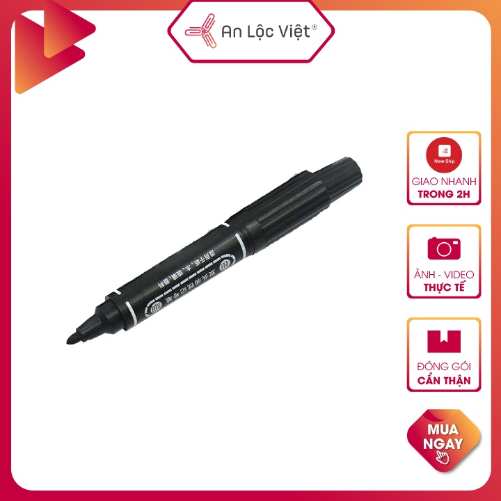 Bút Lông Dầu Đa Dạng Màu Sắc HJ-150-BK 2 Đầu Lớn