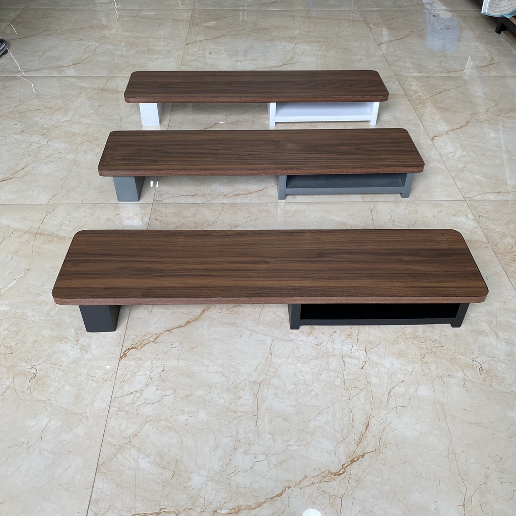 Hộc Ngăn và Chân Kê MDF Trắng