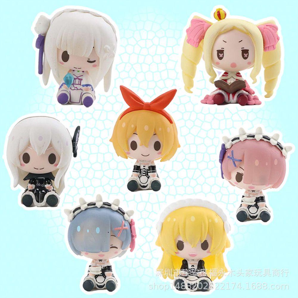 Set 7 Mô Hình Nhân Vật Phim Hoạt Hình Different World From Zero