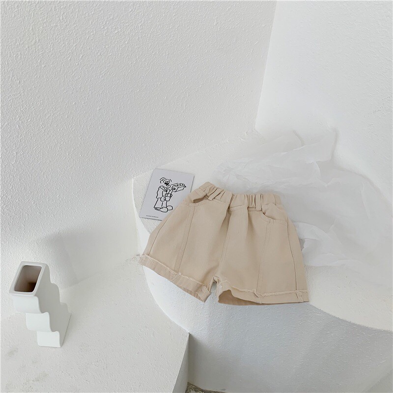 Quần short kaki cho bé &lt;FREE SHIP&gt; Quần sooc trẻ em phong cách Hàn Quốc cá tính