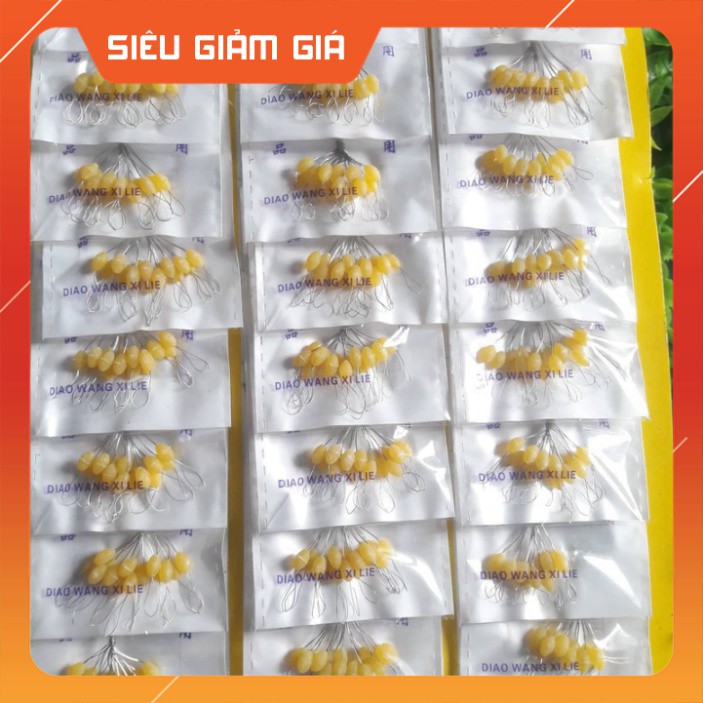 [Combo] R Combo 10 gói hạt chặn phao,chặn chì câu cá [Giá rẻ]