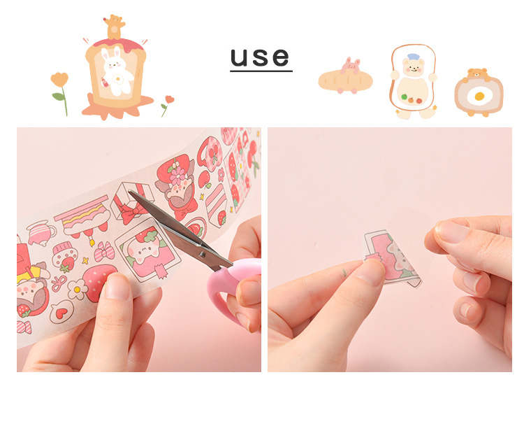 Flowertree Sticker Hình dán trang trí điện thoại hình hoạt hình dễ thương