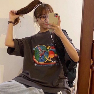🌺 Áo phông tay lỡ nâu trái đất 🌺scm🌺