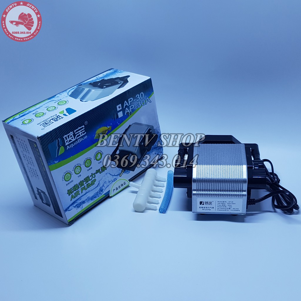 Máy Sủi Oxy AquaBlue AP-30 16W (Hàng Chất Lượng Cao)