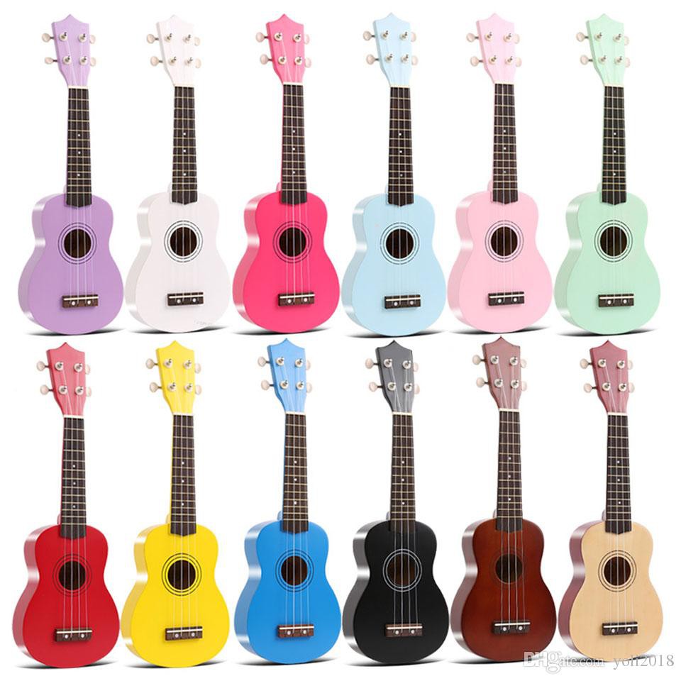 Đàn Ukulele Soprano 21&quot; Màu Hemei - Mua 1 tặng 3 được 5 - HÀNG CÓ SẴN