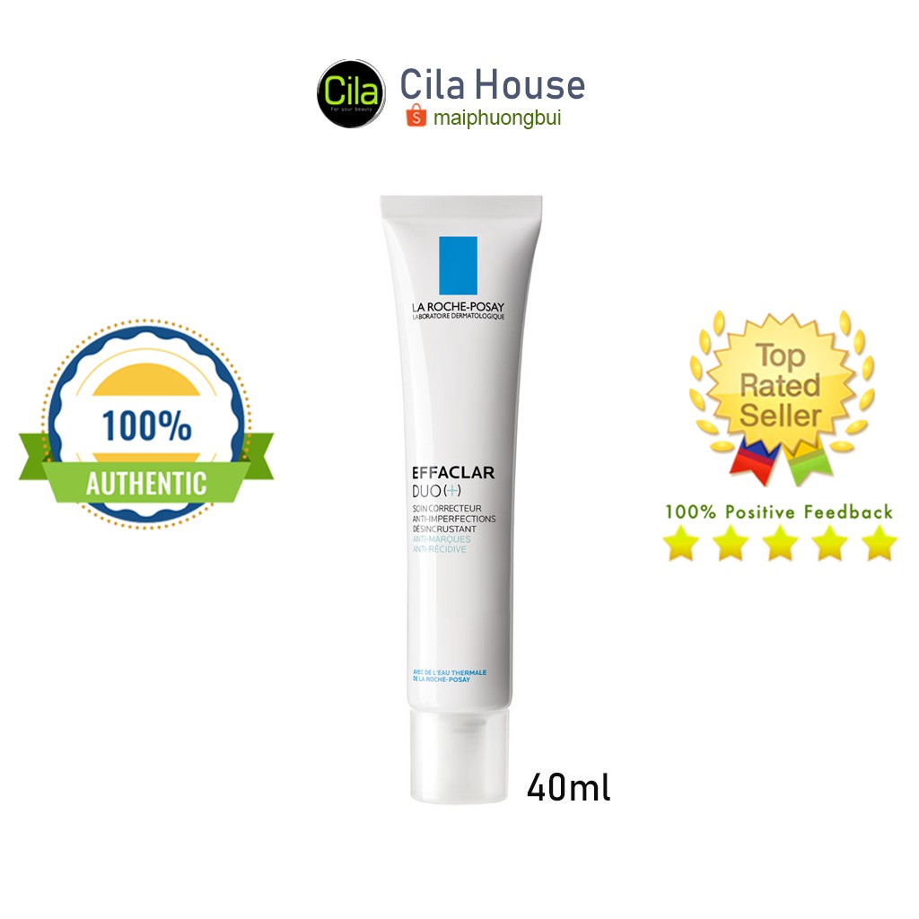 Kem Giảm Mụn Ẩn La Roche Posay Effaclar Duo+ 40ml - Cila House