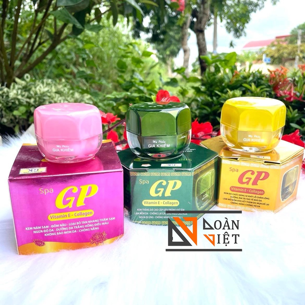 Kem FACE GP - Sạm, Nám tàn nhang, ngừa Đỏ da, ngăn lão hoá, Tái tạo da, Giữ ẩm chống đỏ da, chống nắng. Hiệu quả nhanh