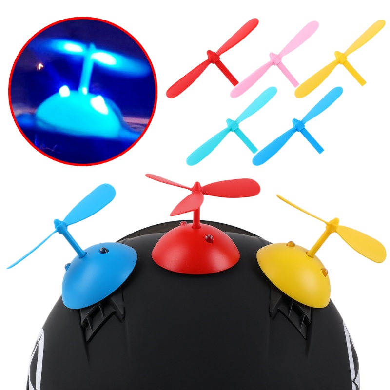 1 Bộ Chuồn Chuồn Tre Có Đèn Phát Sáng Dùng Trang Trí Mũ Bảo Hiểm