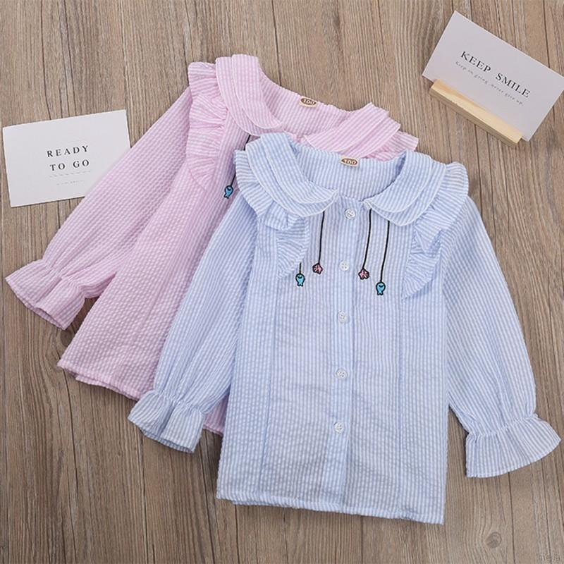 Áo thun ngắn tay phong cách Hàn Quốc dễ thương dành cho bé gái