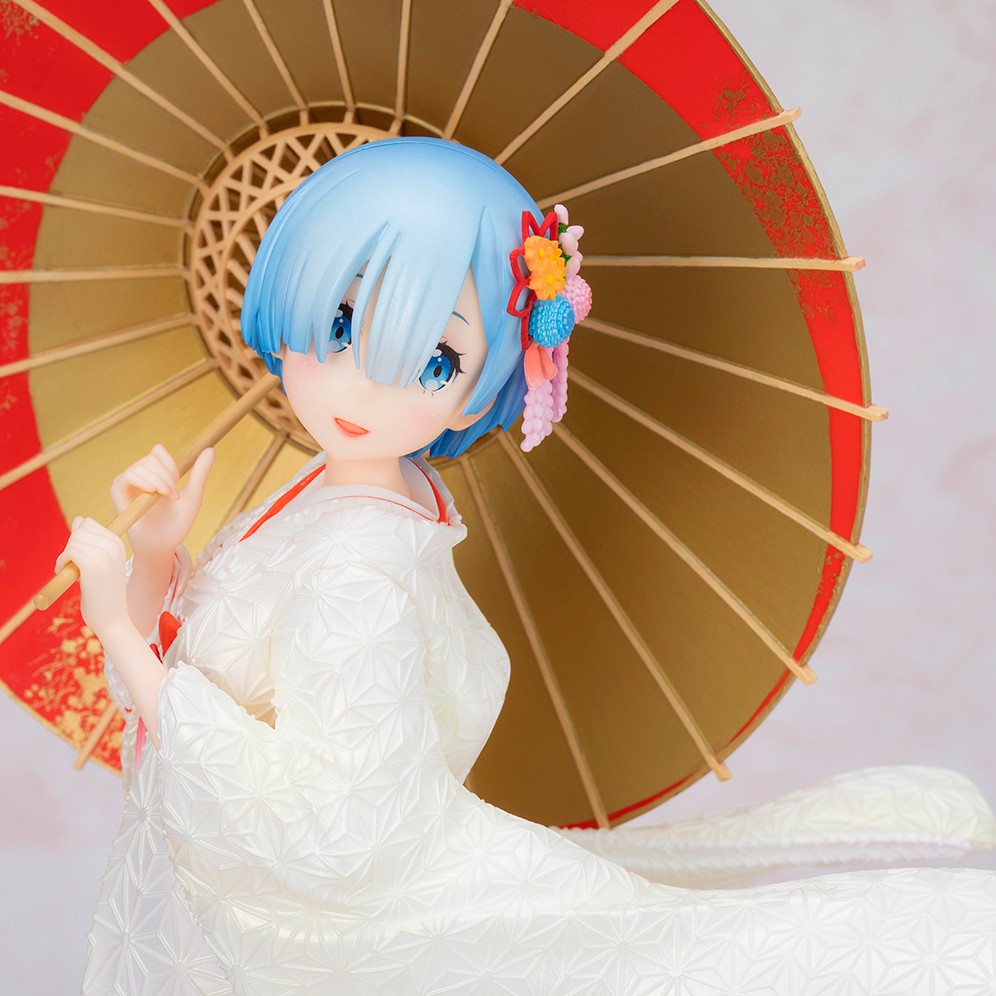 Mô hình chính hãng PVC Scale - Re:Zero kara Hajimeru Isekai Seikatsu - Rem - F:Nex - 1/7 - Shiromuku (FuRyu)