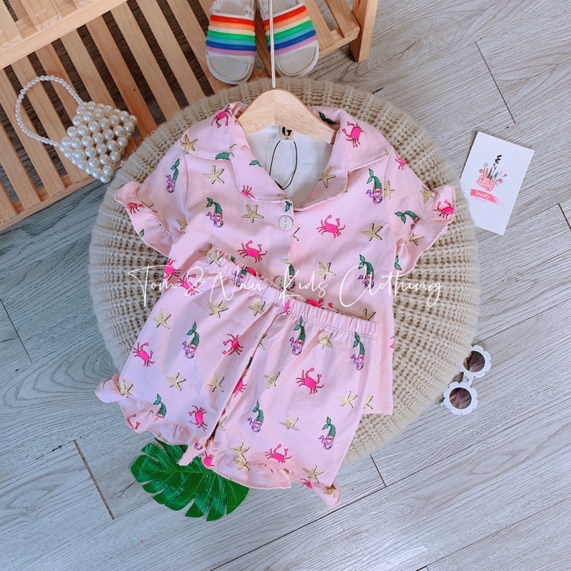 (KHAI TRƯƠNG BÁN GIÁ XƯỞNG + ẢNH THẬT) Bộ pijama đồ bộ bé gái siêu dễ thương size từ 09kg