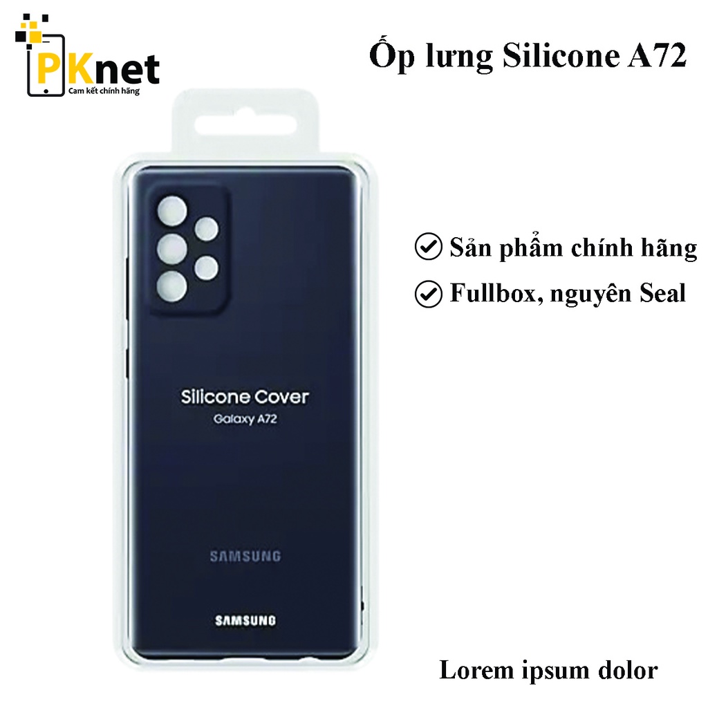 Ốp lưng Samsung A72 CHÍNH HÃNG [Fullbox, nguyên Seal]