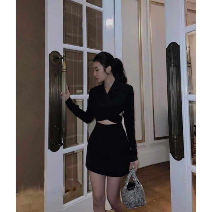 Sét vest chéo ngực bigsize