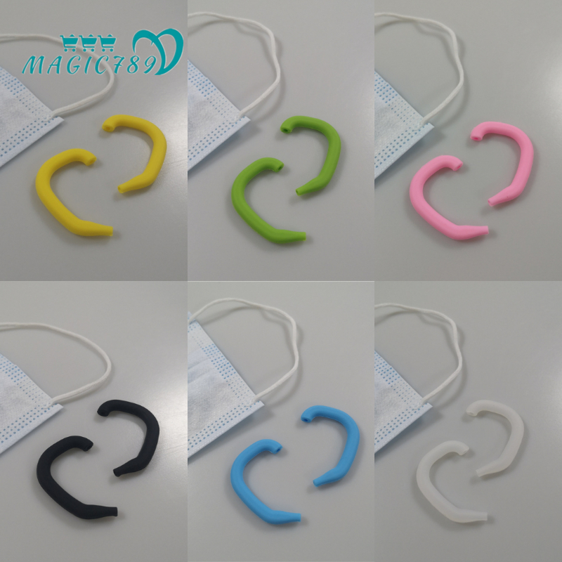 Cặp Mút Silicon Mềm Đeo Tai Giảm Đau Khi Đeo Khẩu Trang Ma789 Cho Người Lớn Và Trẻ Em